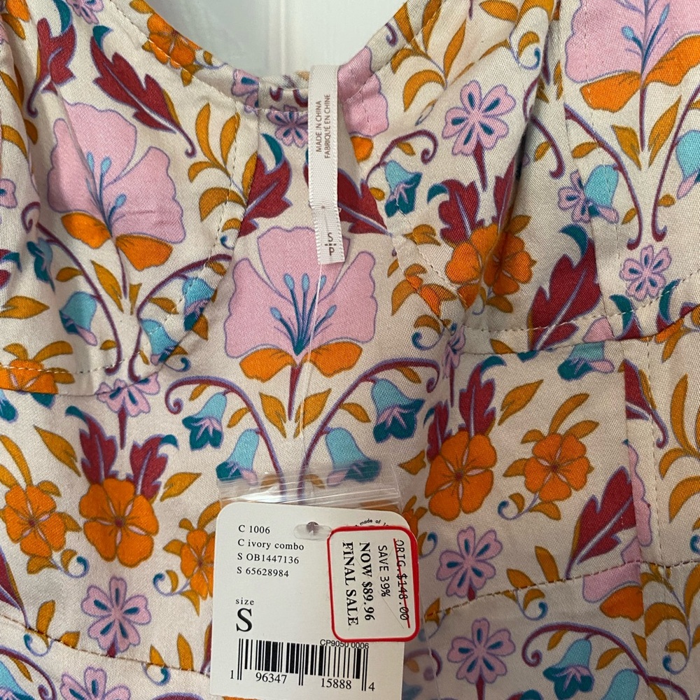 Free People Floral Mini Dress - Multicolor - Picture 3 of 4